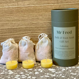 bath soak, foot soak, tea light candles, relating bath time, calming, relaxation